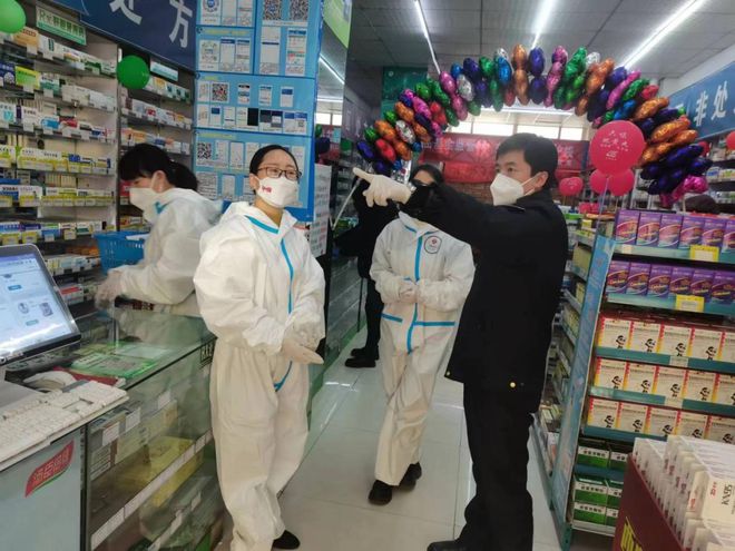 平襄镇市场监管所开展疫情防控相关药械消杀等用品专项整治