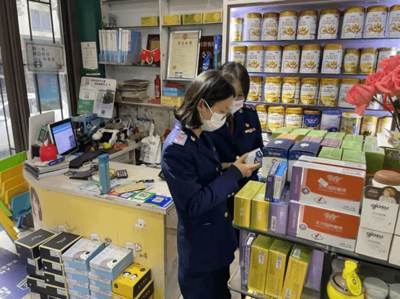 绍兴东浦市场所开展进口母婴用品价格专项检查行动